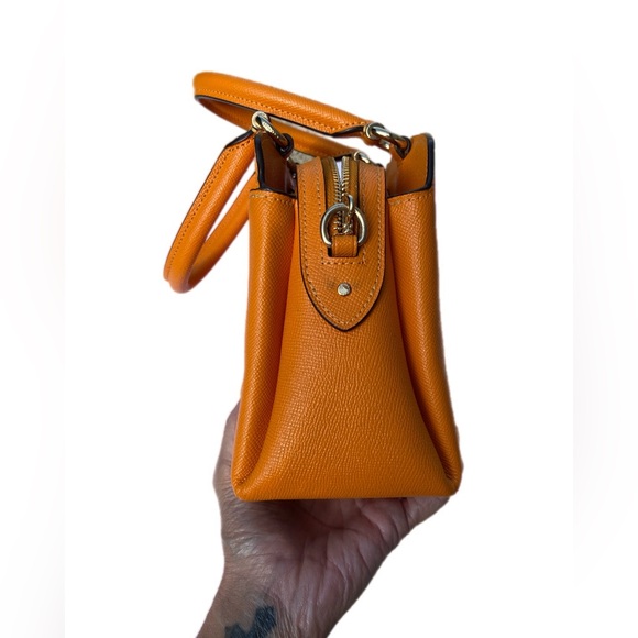 Coach  Orange Leather Lillie Carryall
Handbag/Crossbody - Picture 4 of 12